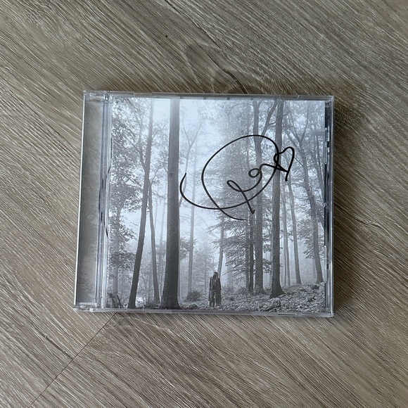 Signed Taylor Swift Folklore CD